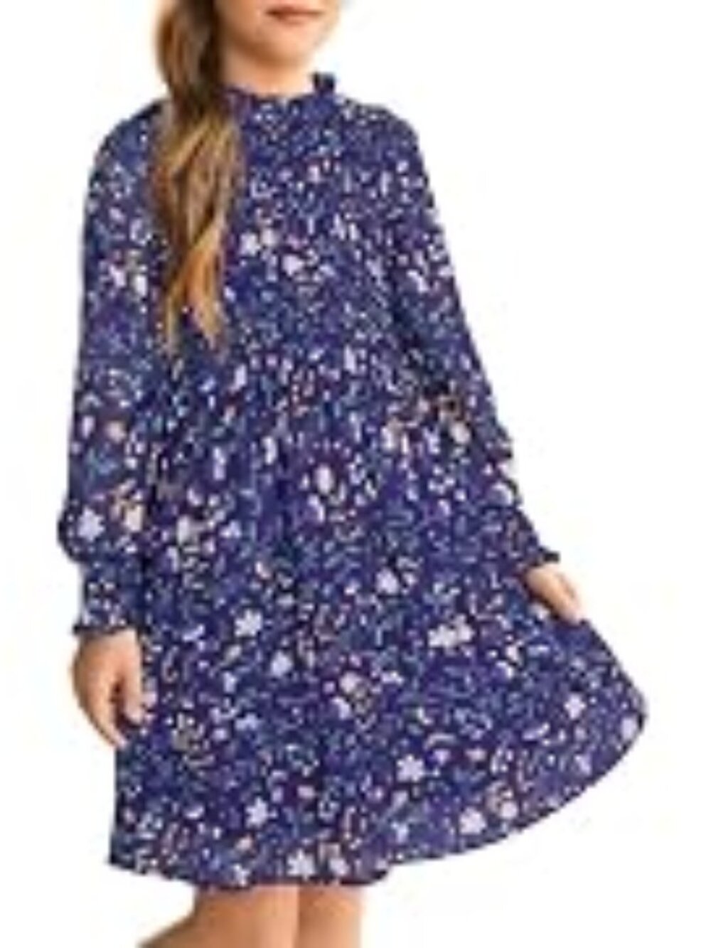 Title: Grace Karin Girls Floral Smocked Dress Sz 14